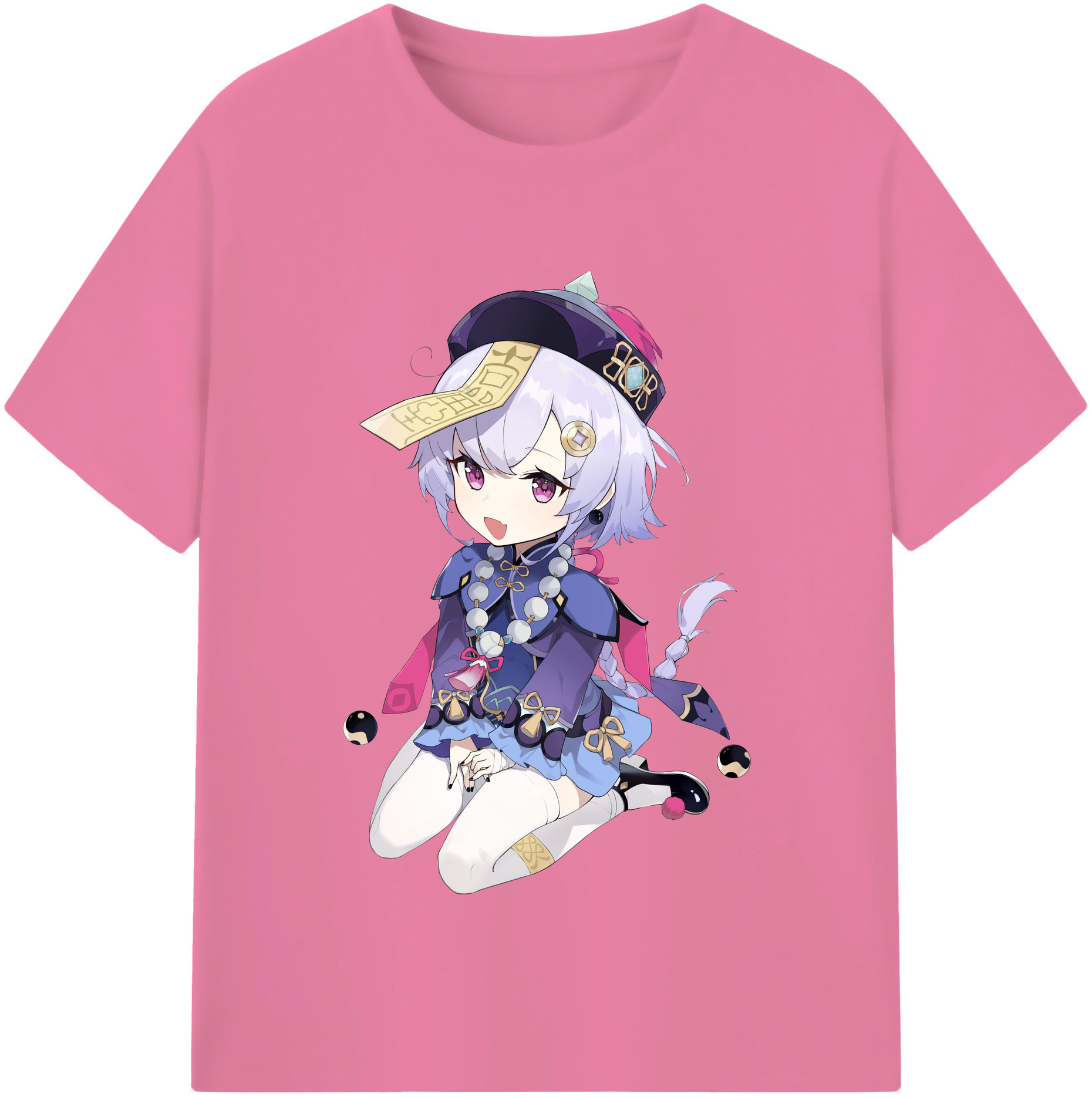 げんし神 七七 なな  genshin Nana 綿100％半袖Tシャツ（フロントプリント）